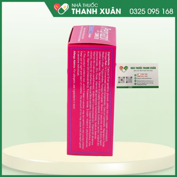 Pregnazon Complete - Giúp cung cấp các Vitamin và khoáng chất cần thiết cho cơ thể